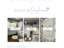 Tablet Screenshot of daisyanddaydreams.com